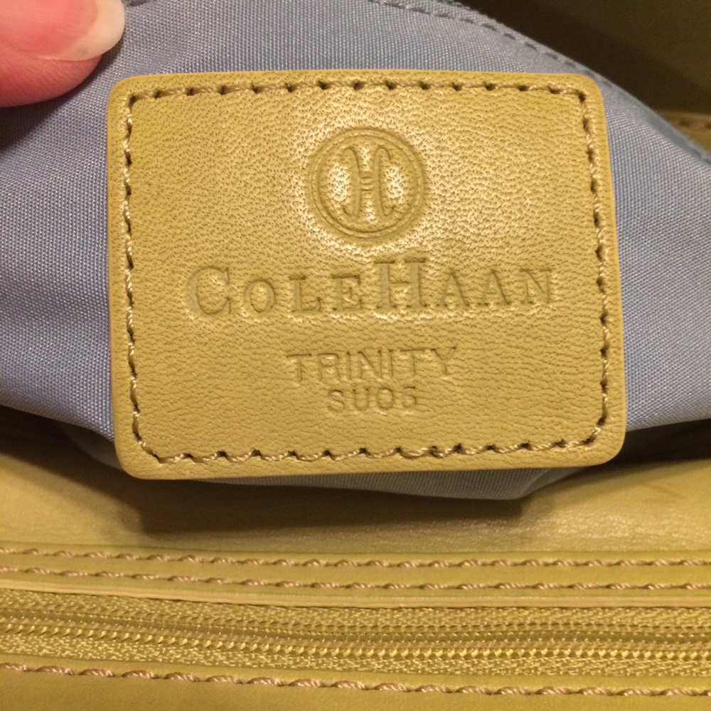 Cole Haan Avacado Green Satchel - Picture 7 of 8